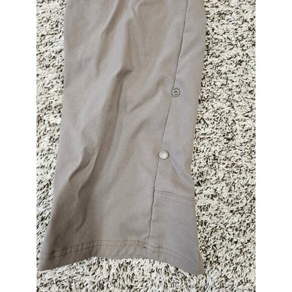 PrAna Zion Pants Mens Size 36 Beige Belted Nylon Stretch Hiking Vented - Picture 3 of 10